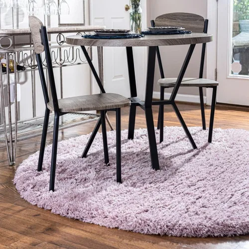 Vista 41 de Rugs.com - Alfombra de la colección Infinity, alfombra de pelo mullido sólida de 2 x 3 pies, color azul Egeo, perfecta para salas de estar