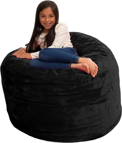 Vista 53 de ULTIMATE SACK Sillón tipo puf de 5 pies, puf de gran tamaño para adultos, cómodo sillón tipo puf, sofá tipo puf para tumbarse, sofá tipo puf