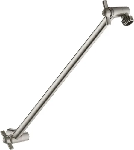 Vista 17 de BRIGHT SHOWERS Extensor de brazo de ducha de latón para lluvia y cabezal de ducha de mano, brazo de extensión universal de 14 pulgadas, altura