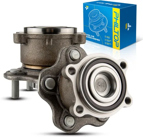 Vista 38 de PHILTOP Conjunto de cojinete de rueda y cubo trasero 512012, 5 orejetas para Golf 1999-2005, Beetle 1998-2010, TT Quattro 2000-2006, TT 2000-2006