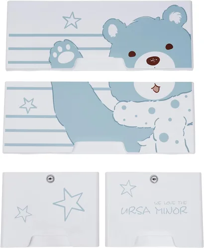 Vista 6 de Cómoda moderna de 6 cajones, 5 capas de plástico con cajones de almacenamiento, organizador alto con ruedas enrollables, llaves para ropa