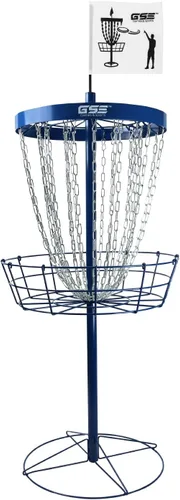 Vista 16 de GSE Games & Sports Expert PRO - Objetivo de golf de disco portátil, 12/24 cadenas, cestas de meta de práctica de metal