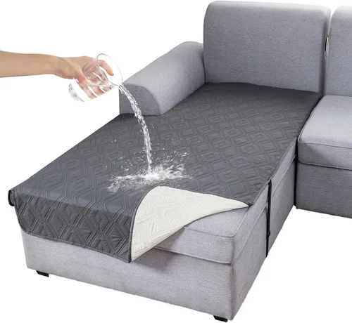 Vista 35 de Genina Juego de 2 Fundas de Reposabrazos para Sofá 100% Impermeables, Fundas para Reposabrazos de Sofá, Sillón, Protectores Antideslizantes