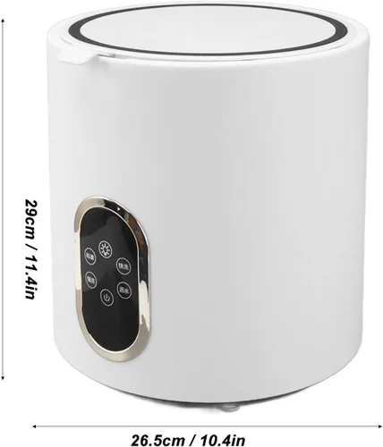 Vista 8 de Mini lavadora de 7 litros, lavadora de ropa interior completamente automática, lavadora portátil para apartamento, lavandería, camping, RV, viajes