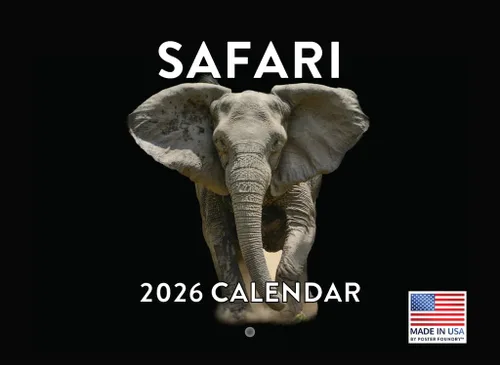 Vista 29 de Calendario alpaca 2026, calendario mensual de pared de 12 meses Hecho en Estados Unidos.