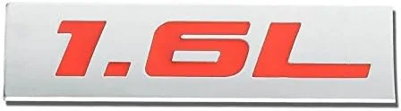 Vista 69 de 1.5L Negro/Cromo Aleación de Aluminio Auto Maletero Puerta Guardabarros Parachoques Insignia Calcomanía Emblema Cinta Adhesiva Pegatina