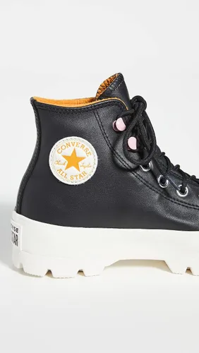Vista 6 de Converse Chuck Taylor All Star - Tenis de invierno para mujer, NegroAmarillo AzafránEgret