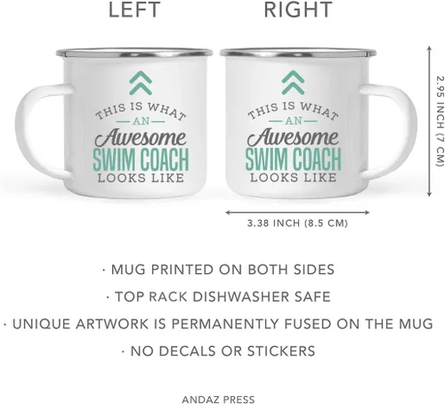 Vista 28 de Andaz Press 11oz. Stainless Steel Campfire Coffee Mug Gift, This is What an Awesome Mentor Looks Like, 1-Pack, Birthday Gift Ideas Coworker Him Her