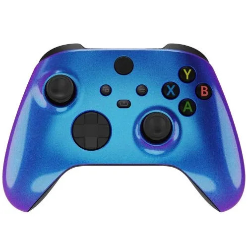Glossy Enigma - Controlador sin MODDED compatible con Xbox One Series X diseño único personalizado conector de 0138in