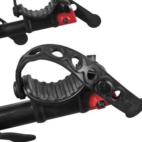 Vista 6 de Allen Sports Deluxe - Soporte de enganche para 2 bicicletas, modelo ZN520, color negro