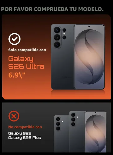 Vista 2 de SUPCASE Funda para Samsung Galaxy S26 Ultra con soporte y clip para el cinturón (Unicorn Beetle Pro)