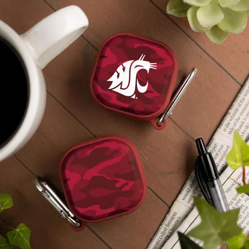 Vista 2 de AFFINITY BANDS Washington State Cougars Camo HDX - Funda compatible con Samsung Galaxy Buds Pro