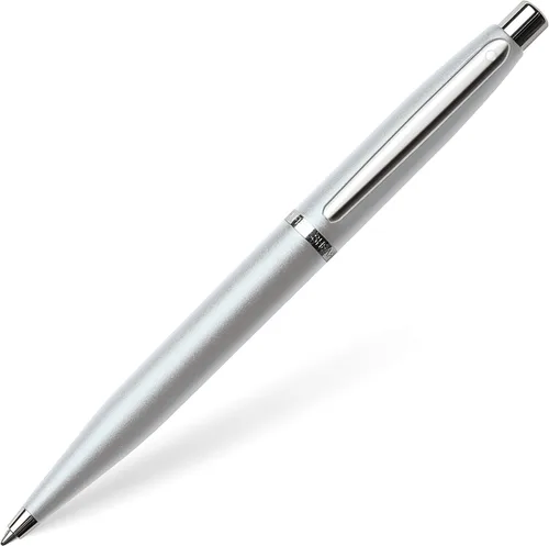 Vista 26 de Sheaffer VFM - Pluma estilográfica con acabado mate negro, detalles cromados, con punta mediana