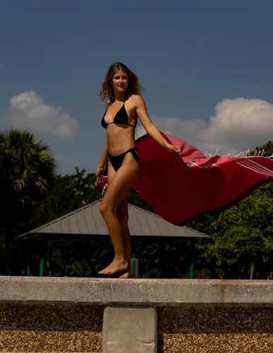 Vista 8 de Toalla de bañoplaya (100% algodón,40x70 in), diseño turco