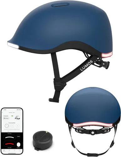 Vista 13 de Lumos Nyxel Smart Bike Helmet, Customizable Front and Back LED Lights with Turn Signals, 360° Visibility App Controlled Comfortable & Lightweight