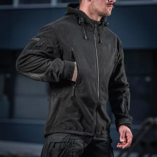 Vista 6 de M-Tac Chaqueta de forro polar militar para hombre, sudadera de supervivencia