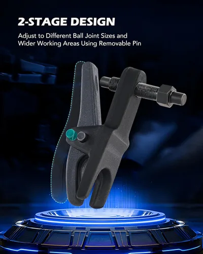 Vista 5 de Orion Motor Tech Separador de rótulas, herramienta de extracción de rótulas de 1-18 a 2-18 pulgadas para separar rótulas, brazos y barras de unión