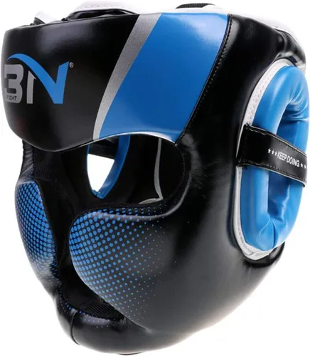 Vista 6 de Casco para boxeo MMA Training Kickboxing, equipo de cabeza para Muay Thai, Sparring, Taekwondo, Artes Marciales, Grappling, Karate Rojo