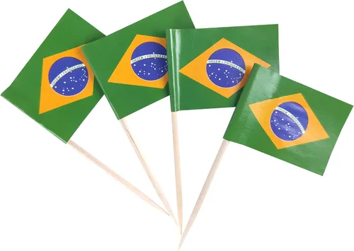 Vista 7 de JBCD Bandera afroamericana con palillo de dientes panafricano, mini banderas negras de liberación para cupcakes, 200