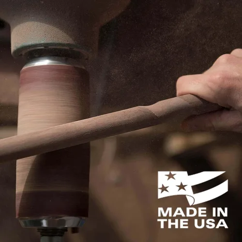 Vista 5 de Brazos Rustic Wood Walking Stick, Hawthorn, Traditional Style Handle, for Men & Women, Made in The USA