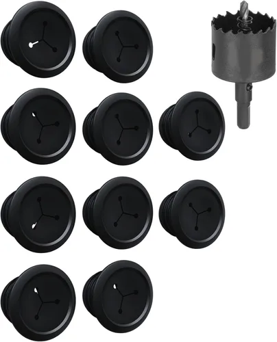 Vista 10 de ECHOGEAR Ocultadores de Cables de Pared para Gestión de Cables - Mini Ocultador de Cable de 2.25" Oculta 3 Cables de Bajo Voltaje Detrás de la Pared