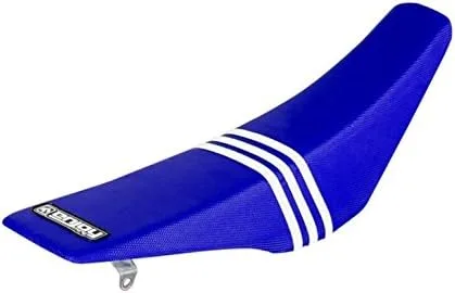 Vista 8 de Enjoy Mfg Funda de asiento compatible con Honda 2004-2009 CRF 250 CRF250 - All Black/Black Ribs #53