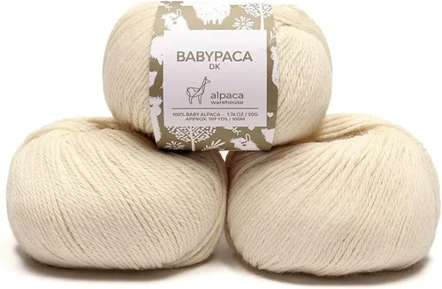 Vista 58 de Juego de 3 madejas de hilo de lana 100% de alpaca bebé (150 gramos) peso DK - Hecho en Perú - Celestialmente suave y perfecto para tejer y hacer Gris