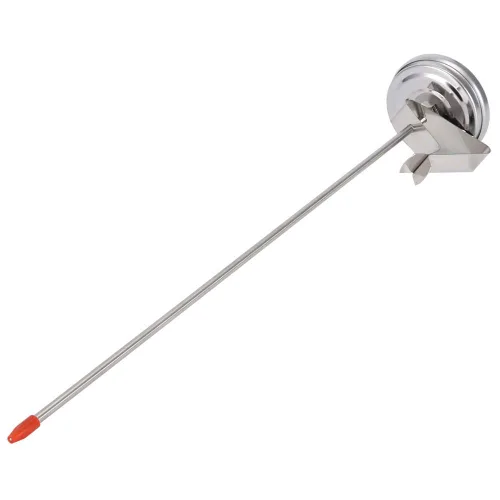 Vista 9 de Jerliflyer Termómetro, termómetro de 12.5 pulgadas de largo para hacer cerveza con clip, esfera grande, fácil de leer, termómetro de 220 ℉