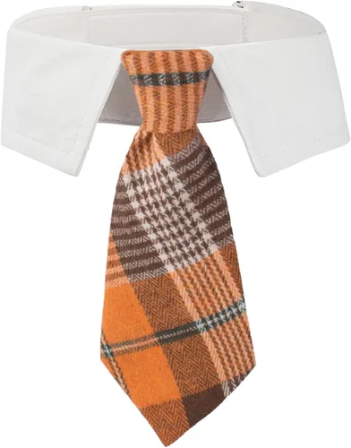 Vista 8 de ADOGGYGO Corbata de Navidad para Perro, Disfraz de Esmoquin Navideño para Mascotas, Corbatas de Cuello de Cuadros Verdes de Navidad para Perros