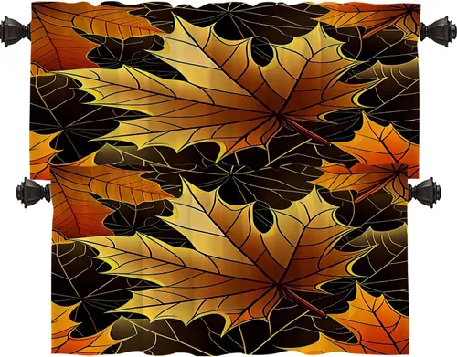 Vista 36 de Shrahala Beige Art Tier Curtains for Kitchen Windows, Brown Words Spiritual Cafe Curtain Multilayer Polyester Blackout Half Valances for Windows 2