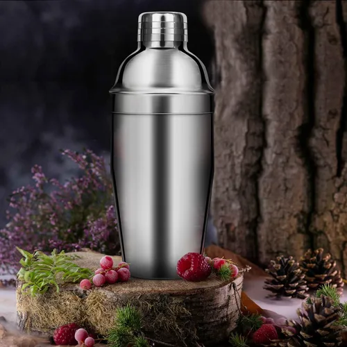 Vista 7 de NewGF Coctelera de martini, coctelera de 25 onzas con colador integrado para bartending, coctelera de barra de acero inoxidable, coctelera grande