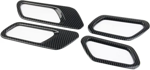 Vista 3 de Cubierta interior de fibra de carbono para manija de puerta para Nissan Pathfinder 2022-2025