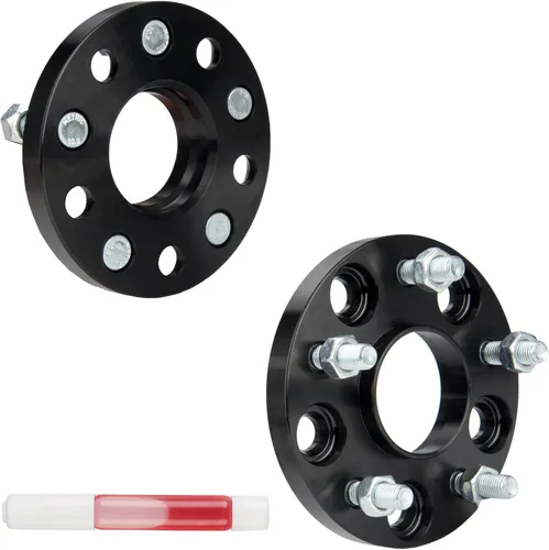 Vista 176 de KAX Espaciadores de rueda 4x4, adaptadores de espaciadores de rueda de 1" con pernos de 1/2" x20, diámetro del cubo de 59 mm, 2 piezas para Xpress