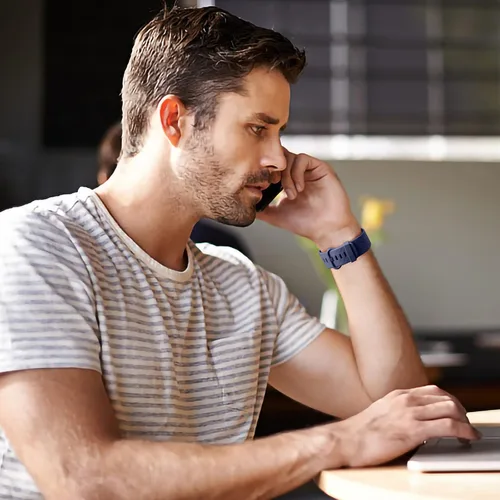 Vista 5 de Wepro Correa compatible con Fitbit Charge 4 bandas para mujeres y hombres, compatible con correas Fitbit Charge 3, correa de repuesto deportiva