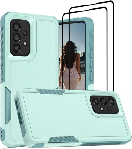 Vista 84 de Jeylly Funda para Samsung Galaxy A23, Galaxy A13 4G/5G/A23 5G/A04/A04s Funda de absorción de golpes híbrida TPU antiarañazos resistente cubierta