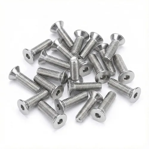 Vista 20 de NACX Tornillos Phillips M2 de 6 mm avellanados de cabeza plana, A2-70, tono plateado, acero inoxidable 304, 500