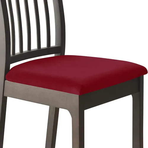 Vista 26 de Fundas de asiento de terciopelo para silla de comedor, fundas elásticas para sillas de comedor con lazos, funda protectora suave para cocina, hotel