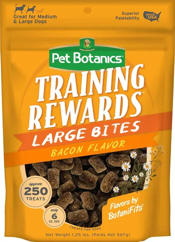Vista 18 de Pet Botanics Bolsa de 10 oz de Recompensa de Entrenamiento Mini Suave y Masticable, Sabor a Pollo, con 500 Golosinas por Bolsa, La Elección