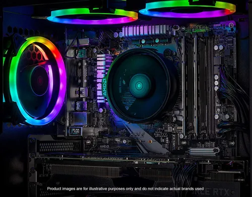 Vista 5 de Skytech Shadow - Computadora de escritorio para videojuegos - AMD Ryzen 3 3100, GTX 1660 6G, 16GB DDR4 3000, 1TB SSD, Negro