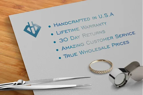 Vista 2 de Pendientes de tuerca de rubí natural de 12 a 10 quilates con 4 puntas