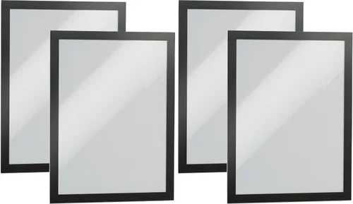 Vista 16 de Durable Duraframe 476801 - Marco magnético autoadhesivo, tamaño carta, 2 unidades, color negro, Negro