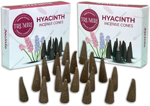 Vista 71 de TRUMIRI Incienso ámbar – Paquete de 20 conos (2 x 10) – Incienso de cono perfumado