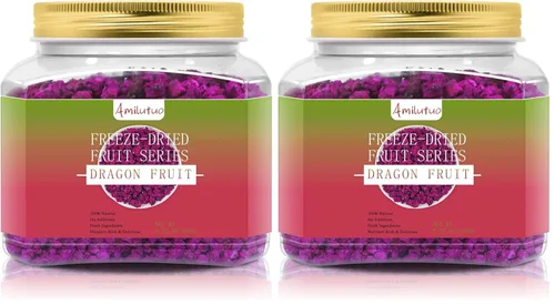 Vista 9 de Mango liofilizado, fruta liofilizada, 120g/4.23OZ de mango natural deshidratado, sin azúcar añadida, nada añadido, snack de superalimento, chips