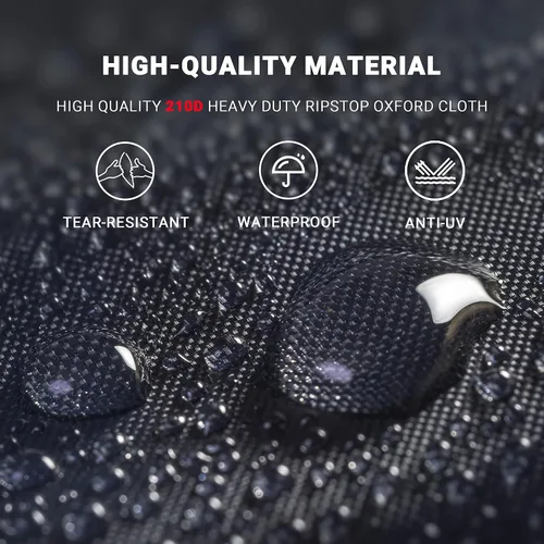 Vista 5 de Himiway Funda para bicicleta de neumáticos gruesos, impermeable, resistente, material Ripstop, antipolvo, lluvia, nieve, protección UV