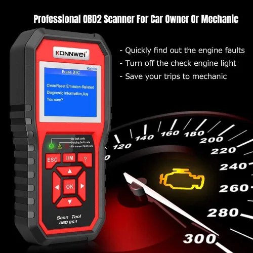 Vista 4 de Escáner KW850 OBD2 + escáner KW310 OBD2