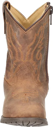 Vista 4 de Smoky Mountain Shelby - Botas para mujer, diseño de puntera cuadrada, enceradas, color marrón