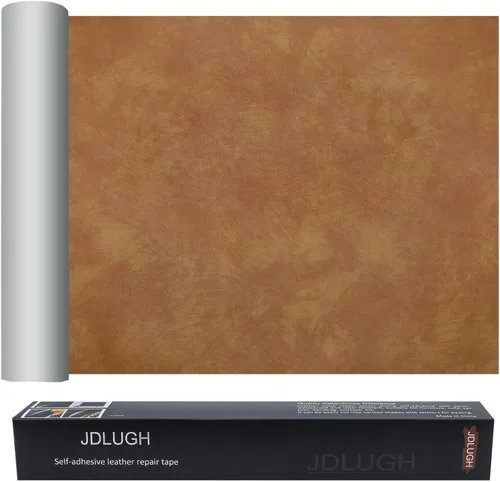 Vista 9 de JDLUGH Cinta de parche de reparación de cuero para sofá, 3.5 x 60 pulgadas, autoadhesiva para sofá, asiento de auto, silla de oficina, muebles
