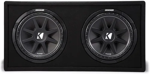 Vista 2 de KICKER 43DC122 Dual Comp 12-inch Vented Subwoofer Enclosure 2-Ohm, RoHS obediente