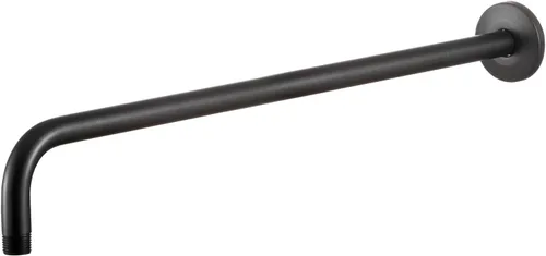 Vista 12 de OFFO Brazo de ducha con brida, 24 pulgadas níquel cepillado montaje en pared brazo de cabezal de ducha de ángulo de repuesto montado en pared
