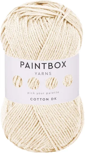 Vista 74 de Paintbox Yarns Hilo DK 100% Algodón 1.76 oz (50g), 137 Yardas (125m) - Lana Blanco Papel para Ganchillo, Tejer - Hilo Suave y Ligero de Doble Punto